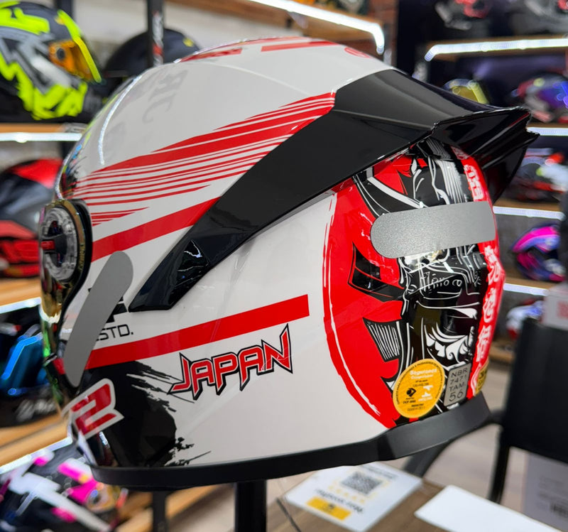CAPACETE LS2 FF358 S JAPAN RED