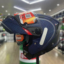 Capacete MT ATOM 2 SV DESTINY C7 AZUL FOSCO