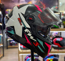 Capacete FW3 GTX STAR PRETO  TIFANY COM ROSA