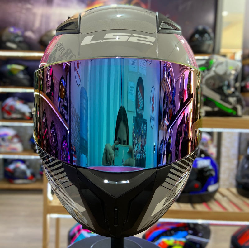 Capacete LS2 VIGO SHIFT LIGHT GREY PINK