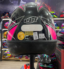 Capacete EBF Automático Bolt, Preto Rosa