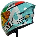 Capacete  KYT TT COURSE LEOPARD DALLA PORTA