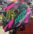 Capacete LS2 FF358 Draze Rosa e Cinza