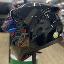 Capacete ASX CITY SV SOLID PRETO GRAFITE BRILHO
