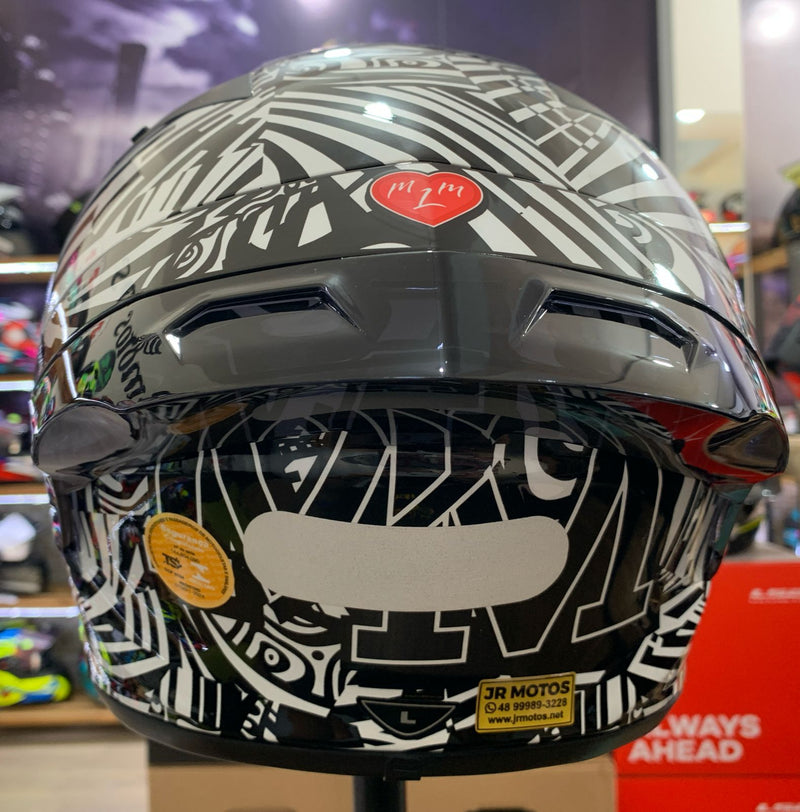 CAPACETE KYT TT COURSE ESPARGARO WINTER TEST 2020 BRILHO + VISEIRA COLOR E AERO