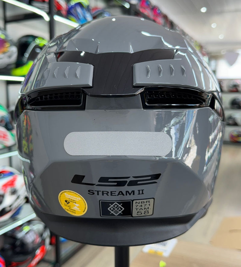 Capacete LS2 Stream II FF808 Monocolor Nardo Grey