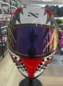 CAPACETE NORISK FLOW DAYTONA WHT RED