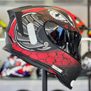 Capacete ORIGINE DINAMO FIGHTER FLUO RED BLACK MATT