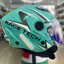 Capacete RACE TECH PLAY FUZZY GREEN/TITANIUM