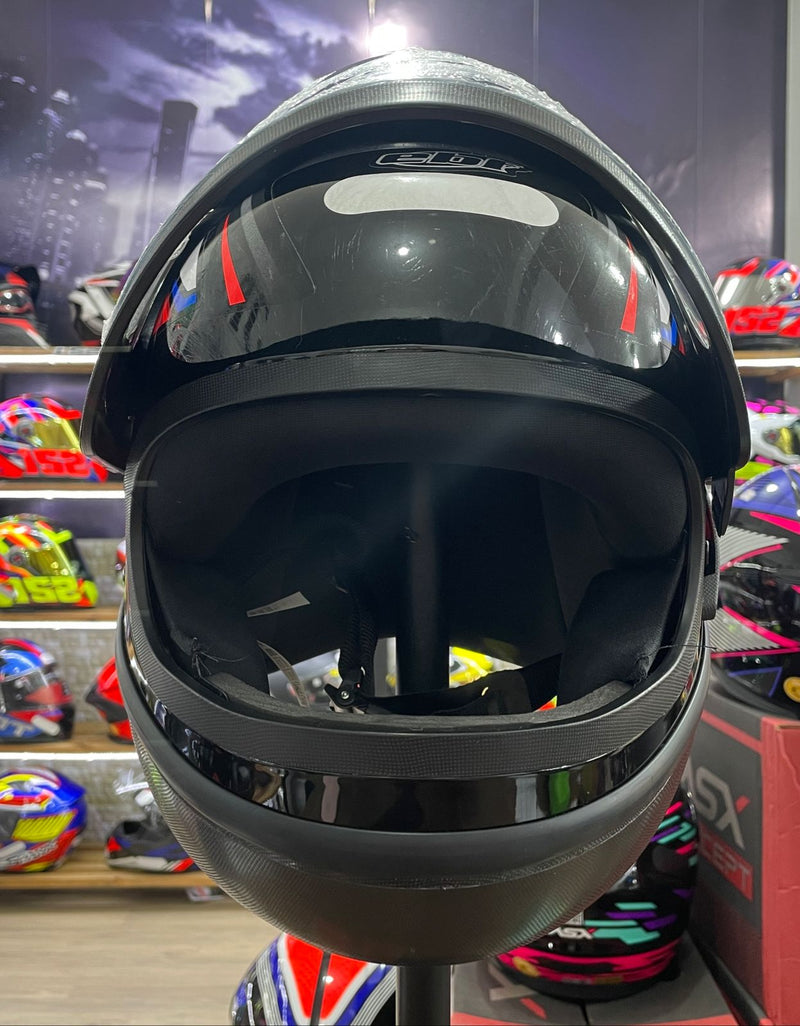 Capacete EBF Automático Bolt, Preto e Azul