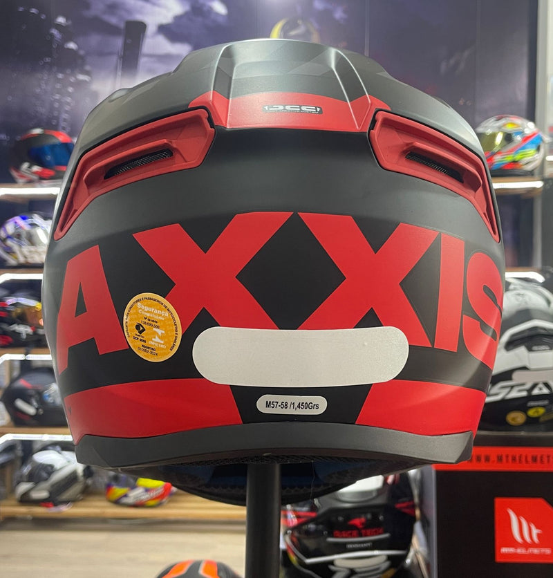 Capacete Axxis HUMMER B AIR F5 RED MATE