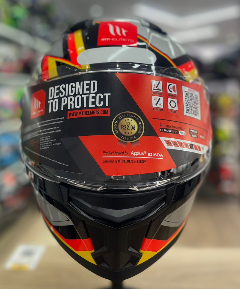 Capacete MT Stinger 2 Grand Prix C1 Alemanha