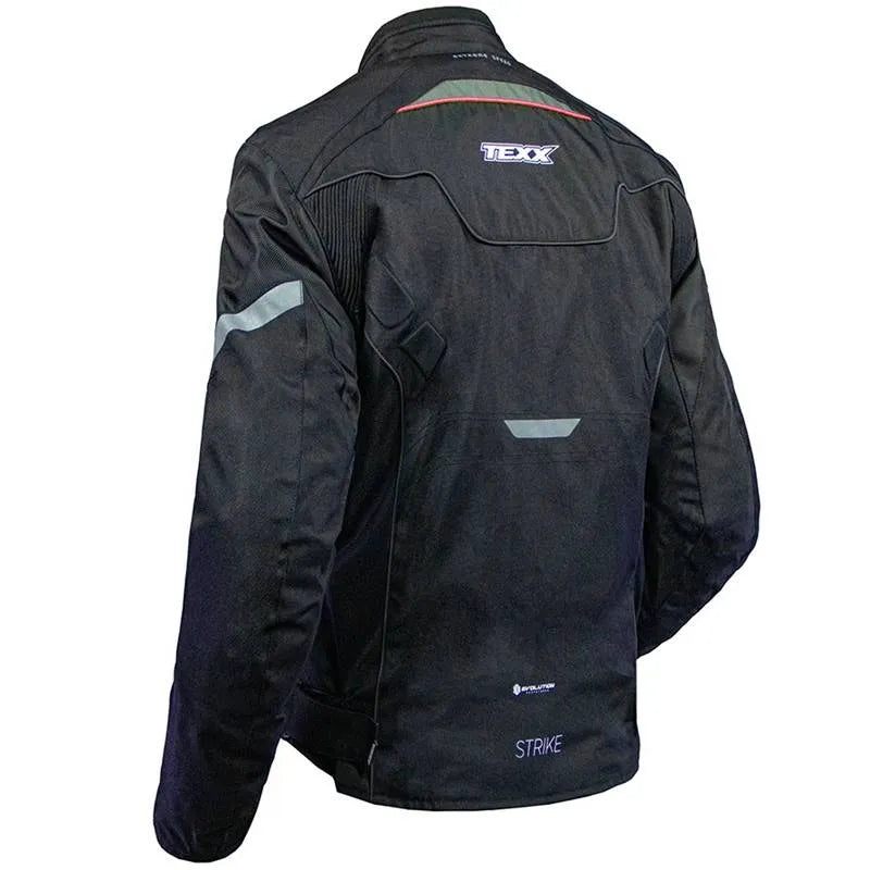 JAQUETA  NEW TEXX STRIKE V2 MASCULINA PRETA VERM