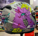 CAPACETE LS2 FF358 DREAMCATCHER SILVER YELLOW