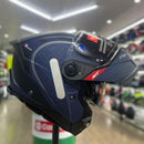 Capacete MT ATOM 2 SV DESTINY C7 AZUL FOSCO
