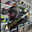 CAPACETE BIEFFE, B-TRAIL, FRONTIER PRETO/VERDE