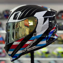 Capacete ORIGINE DINAMO FOOLISH WHITE BLACK GLOSS