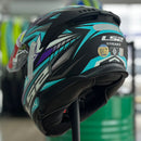Capacete LS2 STREAM II FF808 FIREFLY MATTE BLUE PURPLE