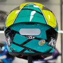 Capacete KYT TT COURSE XAVI FORES CROSSOVER YELLOW/GREEN