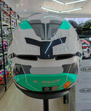 CAPACETE LS2 FF808 STREAM II ROAD WHT GREEN