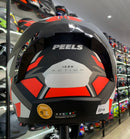 CAPACETE PEELS ICON 23 ACTION PRETO FOSCO BRANCO