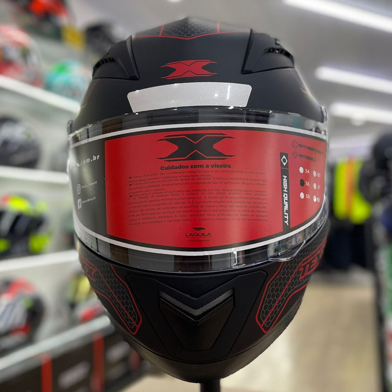 Capacete Texx STRIKE PHANTER VERMELHO