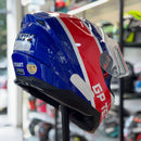 Capacete GP TECH ULTRA SV START SV AZUL E VERMELHO