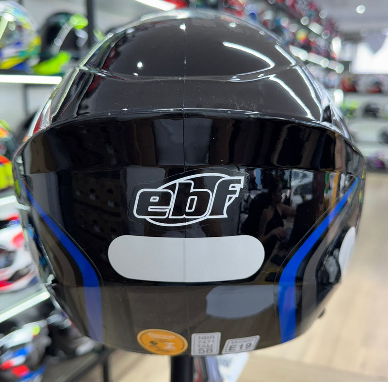 Capacete EBF New Spark Jet Speed Azul