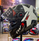 Capacete FW3 GTX STAR PRETO GRAFITE COM PRATA