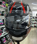 Capacete EBF Spark Spider Preto e vermelho