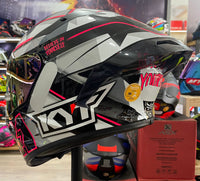 CAPACETE KYT TT COURSE ESPARGARO FUXIA