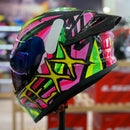 CAPACETE TEXX, SPIHE MAASAI,  VERDE ROSA