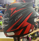 Capacete EBF NEW SPARK FLASH Vermelho Fosco