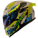 CAPACETE NORISK FLOW ROBOT YELLOW  + BRINDE VISEIRA COLORIDA e AEROFOLIO
