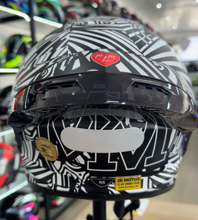 Capacete TT COURSE ESPARGARO WINTER TESTE 2020 + VISEIRA COLORIDA E AEROFOLIO