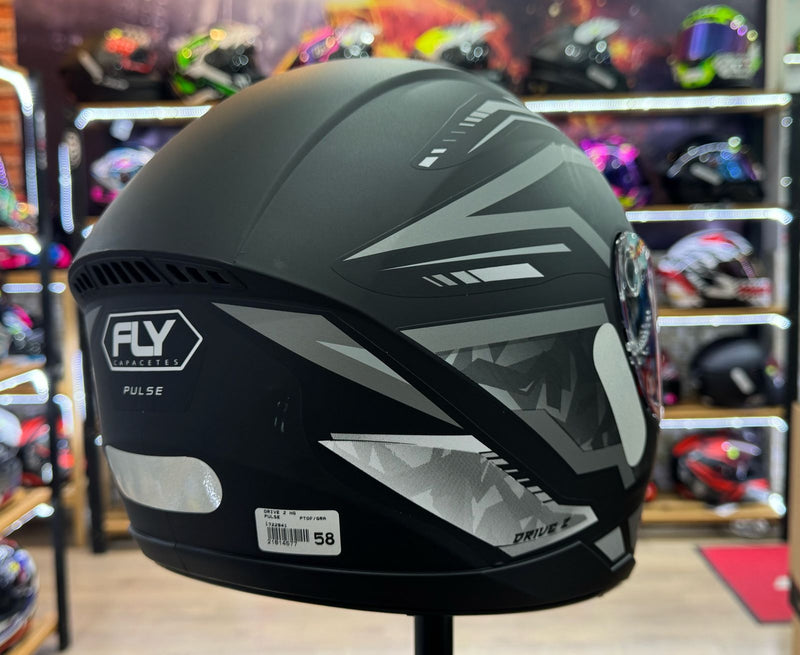 Capacete FLY Drive 2 HG Atitude pto/graf