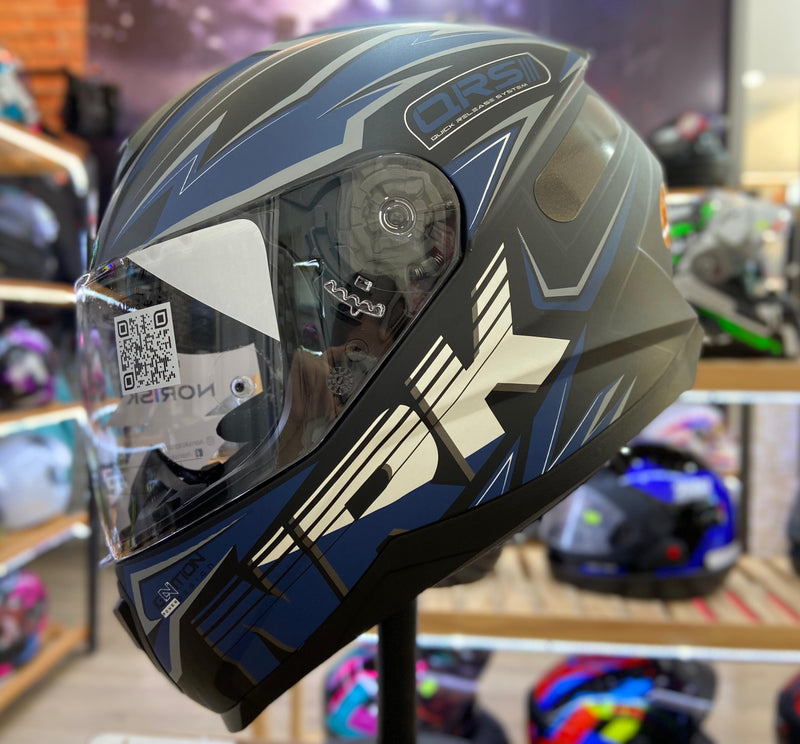 Capacete Norisk RAZOR GHOST MATTE BLACK GRAY