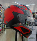 Capacete HJC C10 Tins - Vermelho/Cinza/Preto