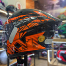 Capacete KYT TT REVO COBUSTION ORANGE