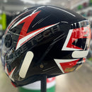 Capacete RACE TECH PLAY FUZZY BLACK/RED