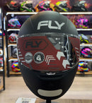 Capacete FLY F-9 Classic Preto Fosco