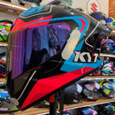 CAPACETE KYT TT COURSE OVERTCH BLACK PINK + VISEIRA  E AERO