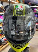 Capacete AGV K1 EDGE 46 BLK/YLW FLO
