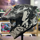 CAPACETE KYT, STRIKER, 2V NEUTRON BLACK WHITE