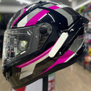 Capacete GP TECH PILOT MOTION PRETO ROSA