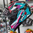Capacete FW3 GTX FOX AZUL TIFFANNY