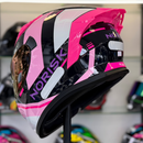 Capacete NORISK FLOW RUN Blue Pink + BRINDE VISEIRA COLORIDA e AEROFOLIO
