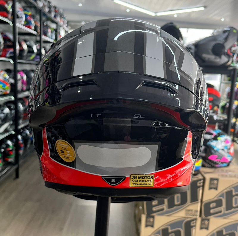 CAPACETE KYT TT COURSE ELECTRON + VISEIRA COLORIDA + AEROFÓLIO.