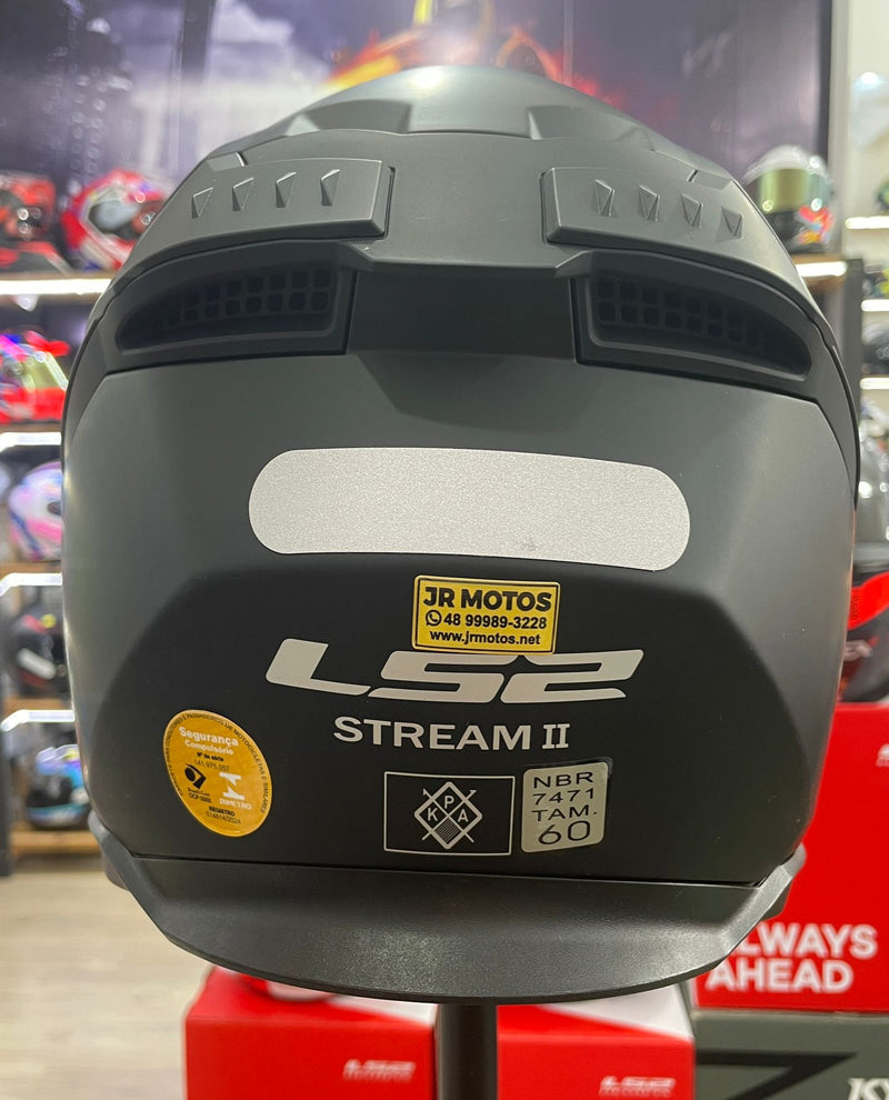 Capacete LS2 FF808 Stream II Preto fosco