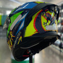 Capacete MT BRAKER  SV URBANSPATTER C6 FLUOR